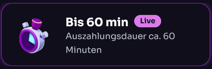 Bis 60 min slide