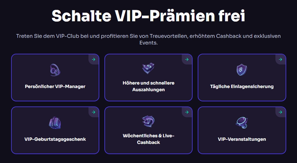 WinSpirit VIP-Club mit Cashback, Geschenken und exklusiven Veranstaltungen
